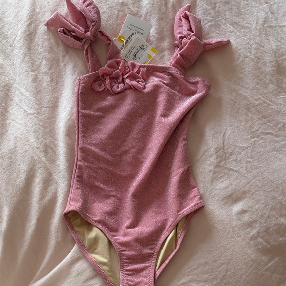 Shade Critters Other - Shade Critters Pink Shimmer One-Piece Swimsuit